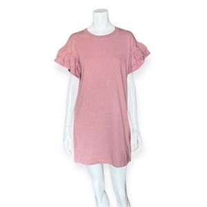 Current/Elliott The Carina Ruffle T-Shirt Dress